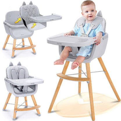 Wooden Baby Dining Chair