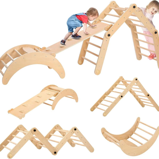 Indoor Toddler Climbing Triangle Set