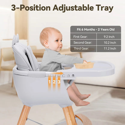Wooden Baby Dining Chair